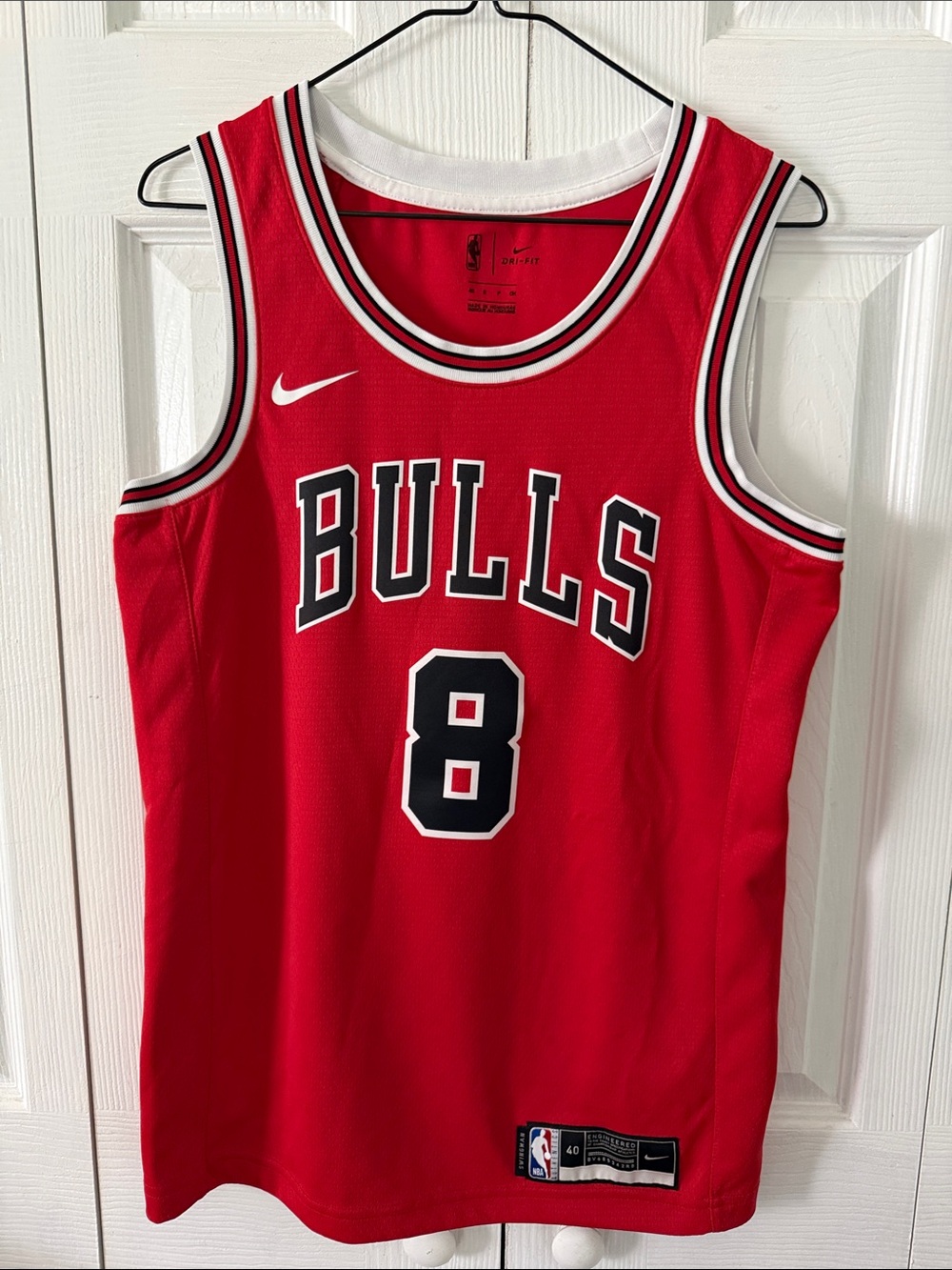 Nike CHICAGO BULLS Jersey  LAVINE #8 Basketball Shirt  Sz S